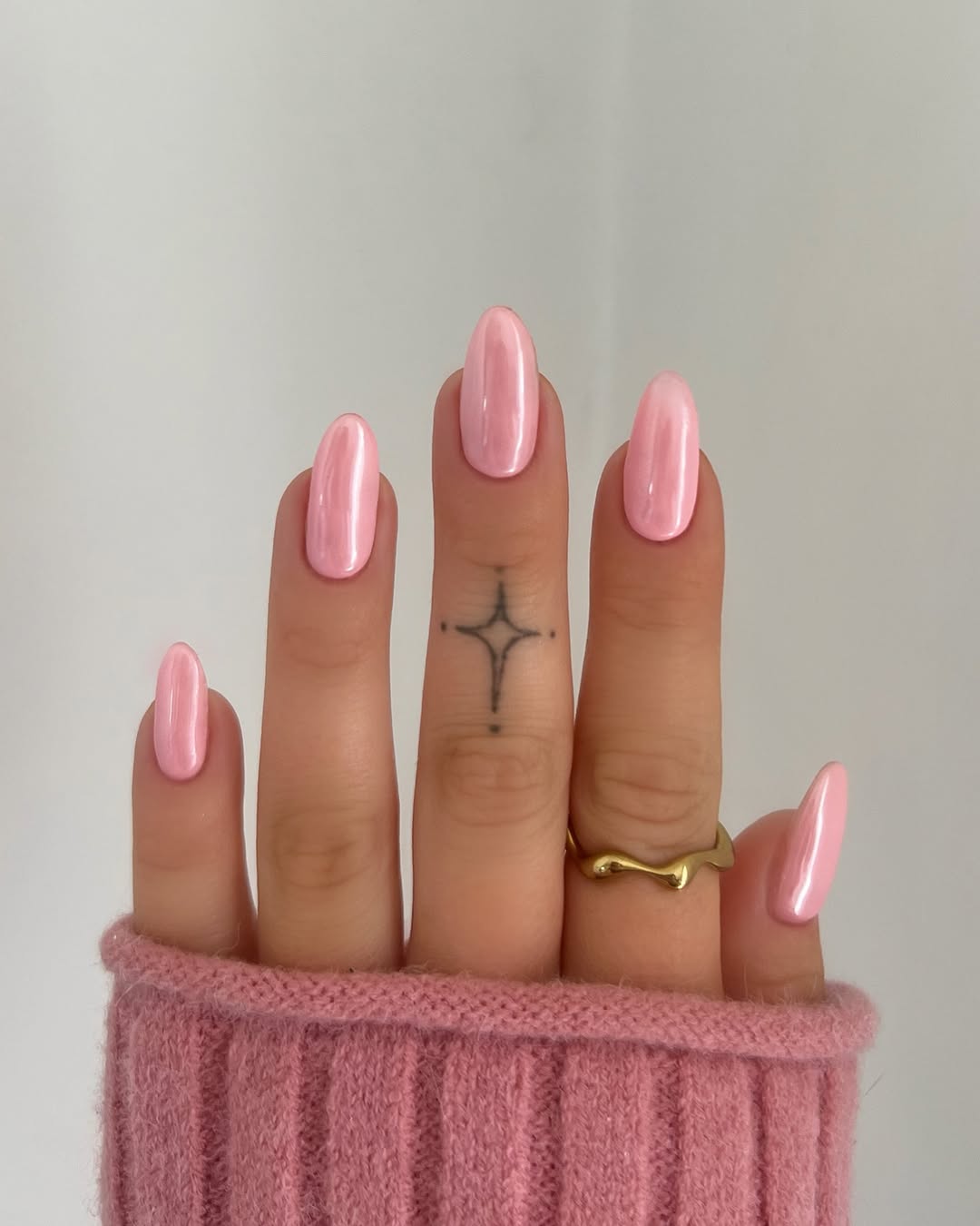 Glossy Pink Playful Elegance