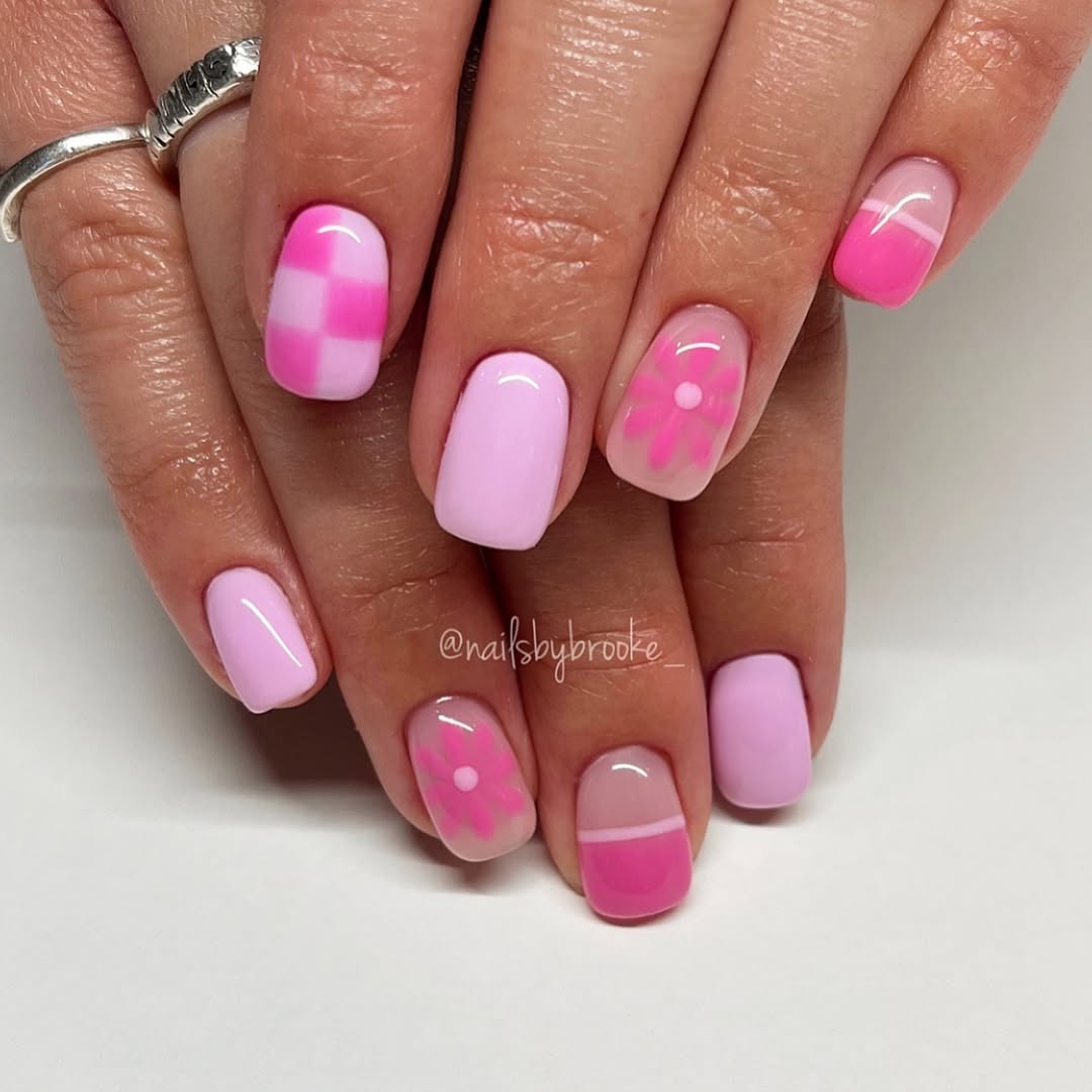 Whimsical Pink Pattern Play