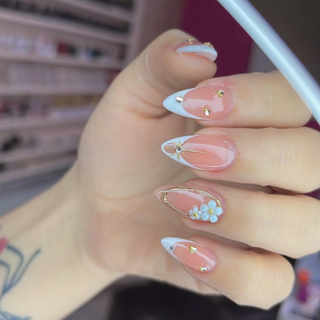 Floral Gold Whimsy Accents