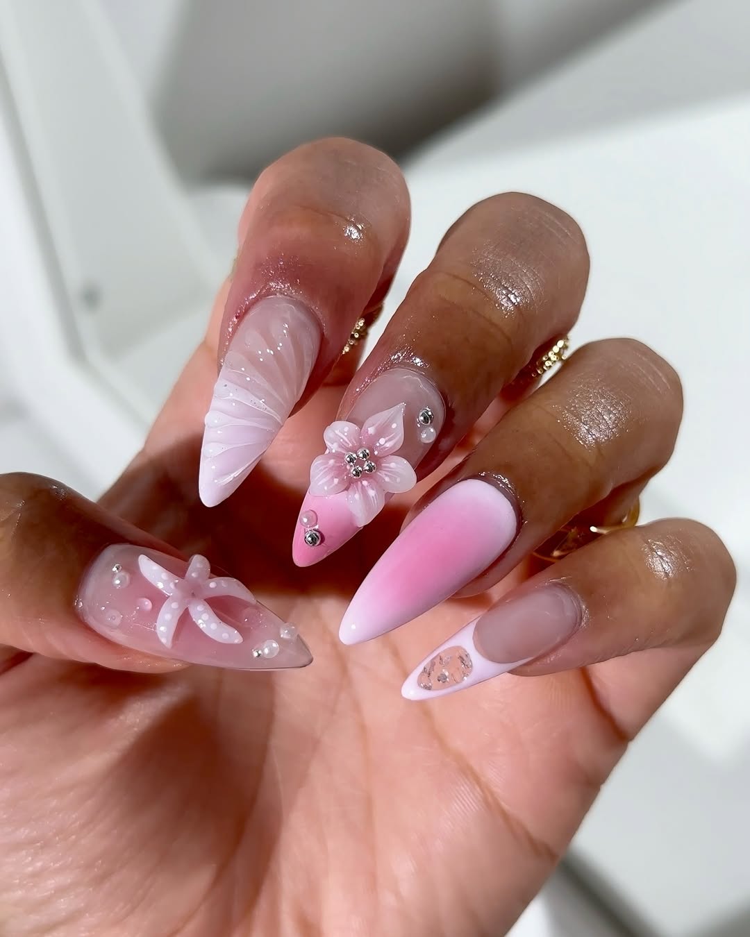Pink Nails - Idea 13