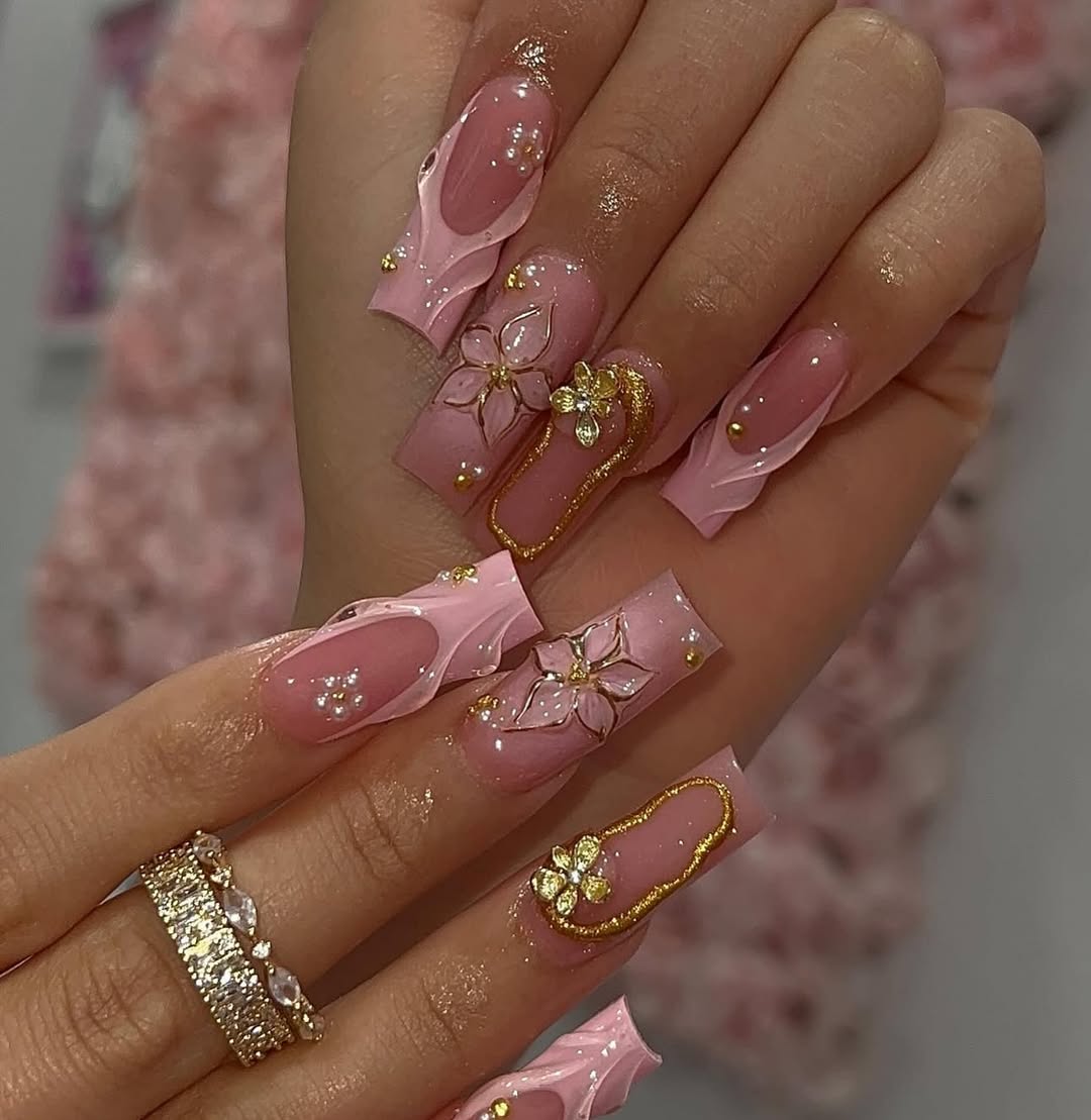 Pink Nails - Idea 17