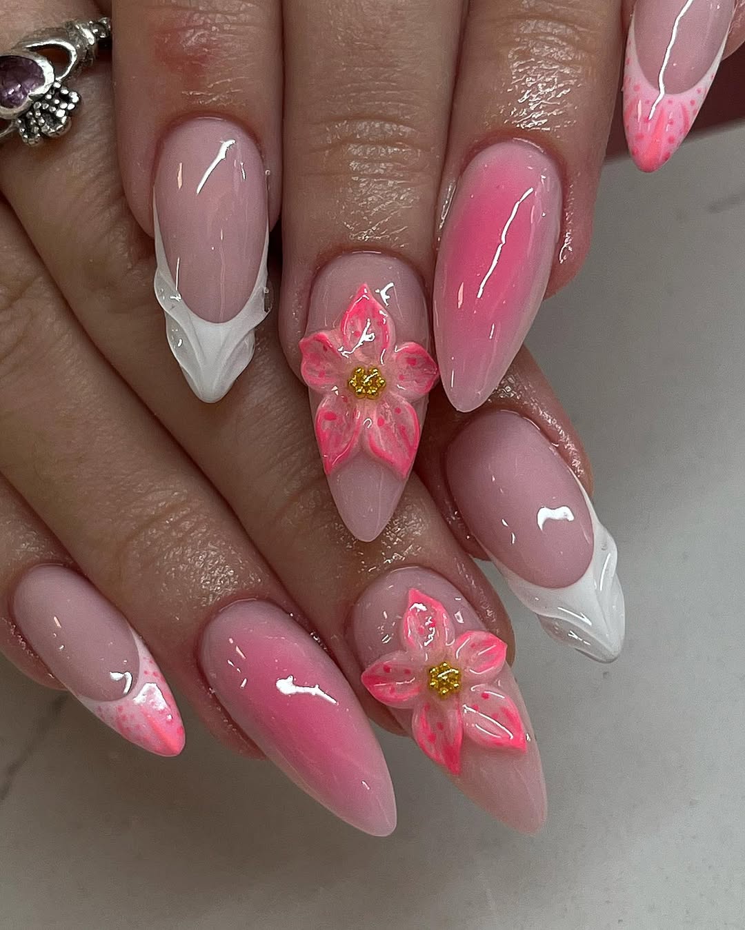 Pink Nails - Idea 2
