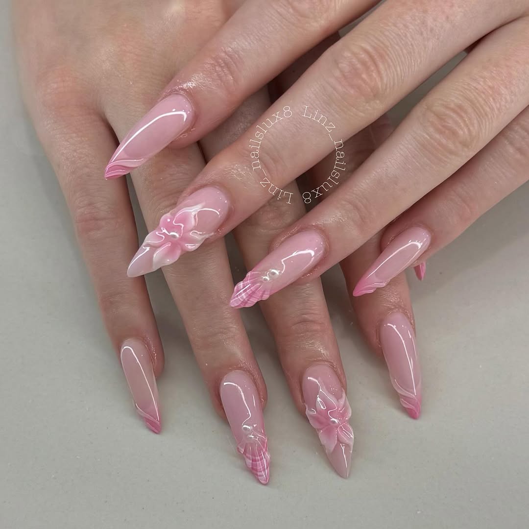 Pink Nails - Idea 20