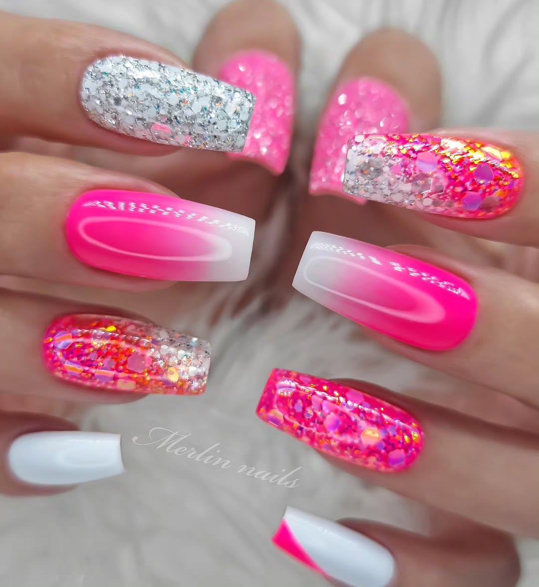 Pink Nails - Idea 3