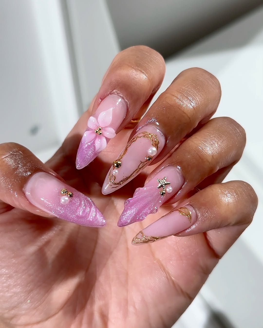 Pink Nails - Idea 9